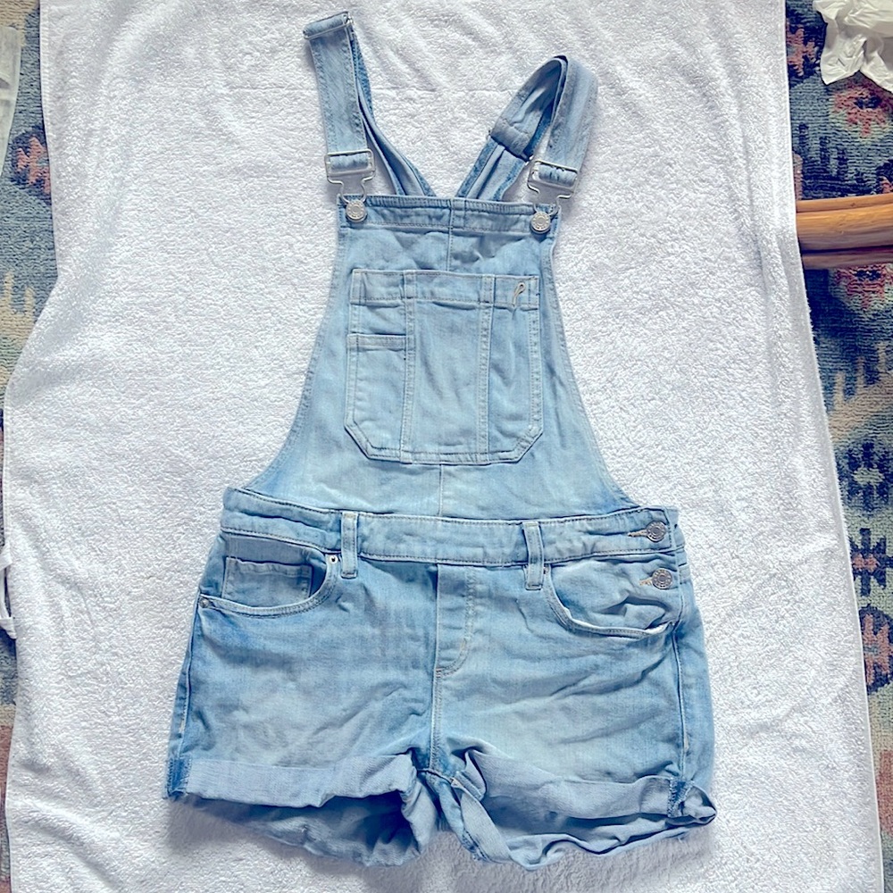 Garage Overall Jean Shorts